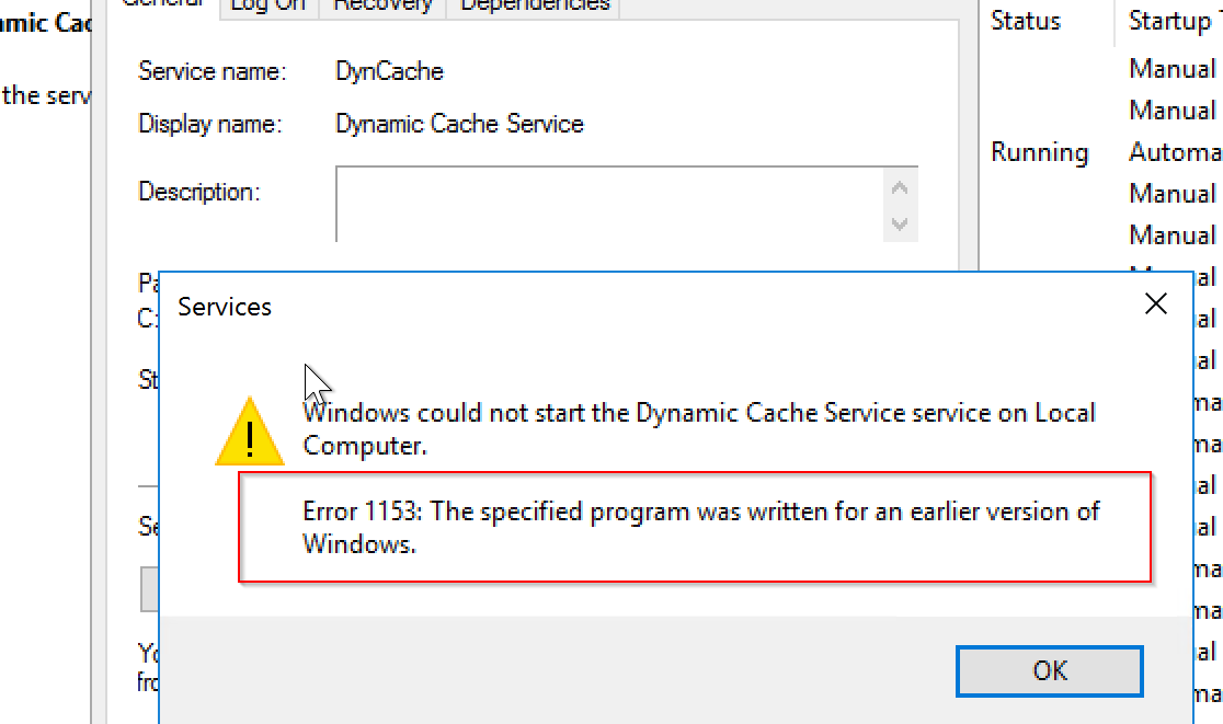 Dyncache tool